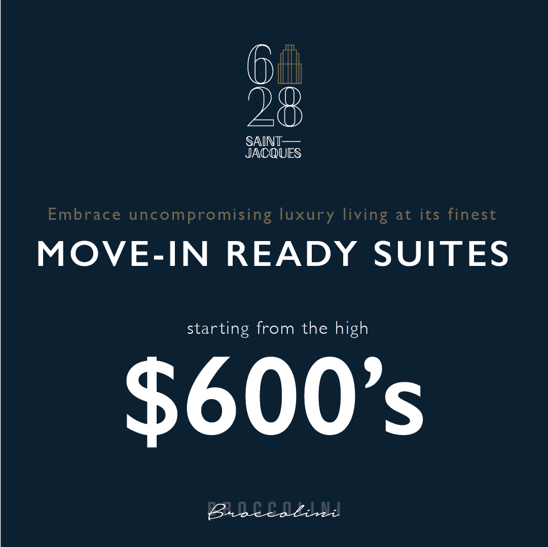 628 Saint-Jacques — Move-In Ready Suites digital ad