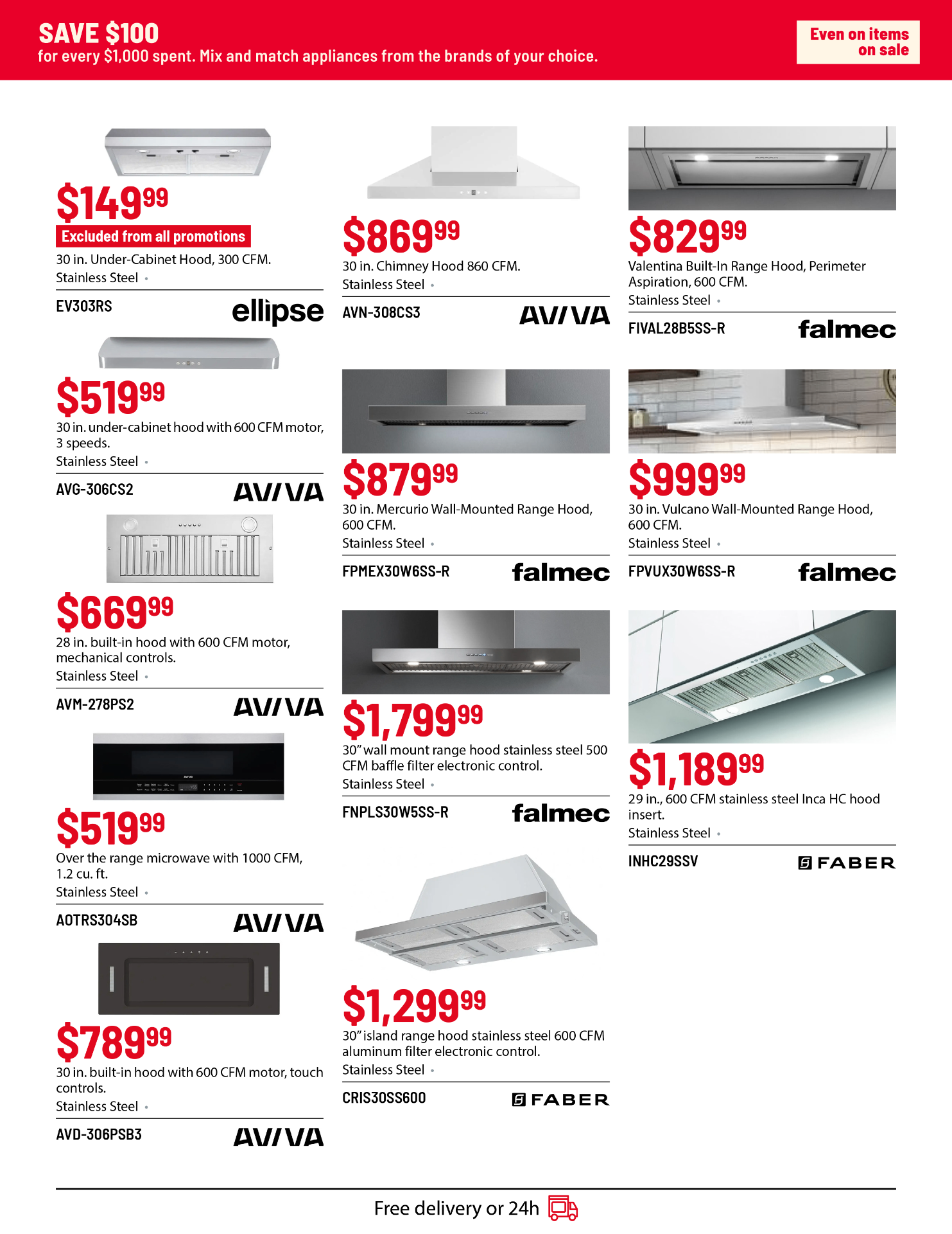 Corbeil flyer — Range Hoods — before refresh