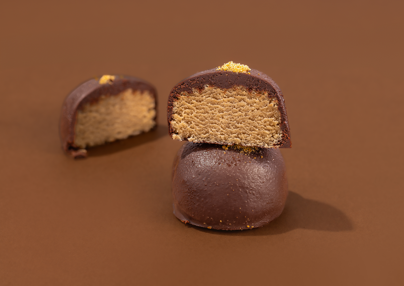 Probites S'mores — styled with background half