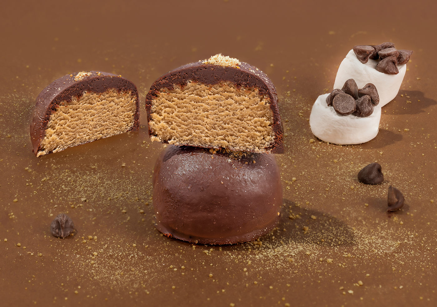 Probites S'mores — with marshmallows and chocolate chips