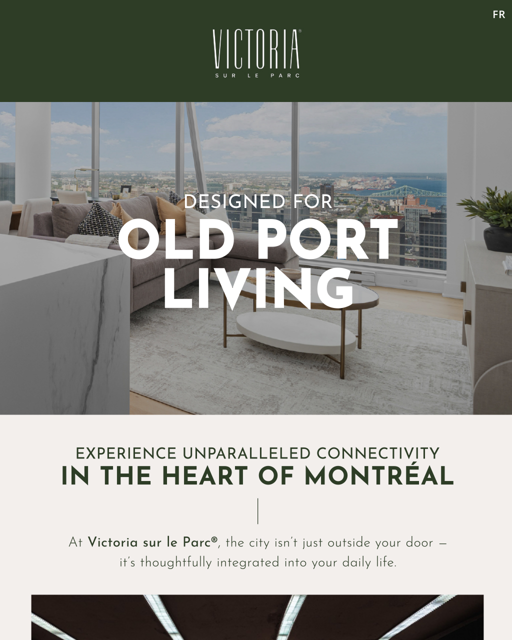 Victoria sur le Parc — Neighbourhood Highlights email newsletter